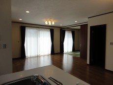 明るいリビング